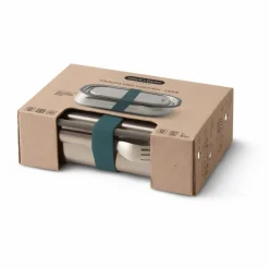 Black + Blum Lunch box Stainless | Bleu