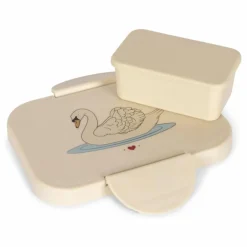 Best Konges Sløjd Lunch box Swan | Ecru