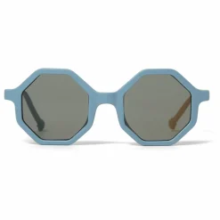 YEYE Lunettes de Soleil Tricolore | Bleu gris Hot