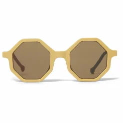 Discount YEYE Lunettes de Soleil Tricolore | Jaune moutarde