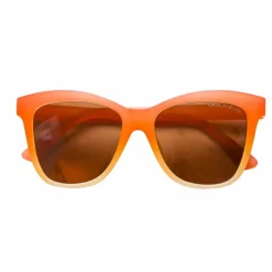 Grech & Co Lunettes de Soleil Wayfarer Ombre | Orange Hot