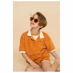 Grech & Co Lunettes de Soleil Wayfarer Ombre | Orange Hot