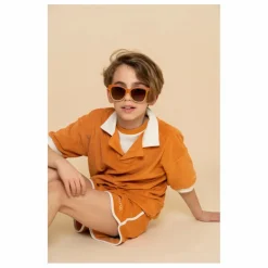 Grech & Co Lunettes de Soleil Wayfarer Ombre | Orange Hot