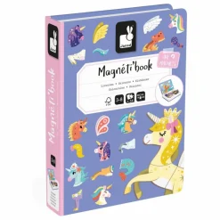 Janod Magneti'Book Licornes Multicolore Sale
