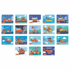 Janod Jeux Éducatifs|Magneti'Book Pompiers