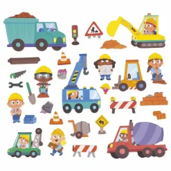 Janod Jeux Éducatifs|Magneti'stories - Le chantier