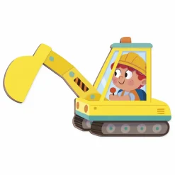 Janod Jeux Éducatifs|Magneti'stories - Le chantier