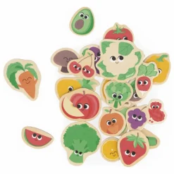 Janod Magnets - Fruits & Légumes - 24 pièces Multicolore Discount