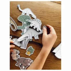 Ferflex Jeux Éducatifs|Magnets Dinosaures - Set de 43