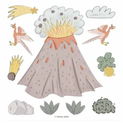 Ferflex Jeux Éducatifs|Magnets Dinosaures - Set de 43