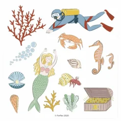 Ferflex Jeux Éducatifs|Magnets Océan - Set de 51