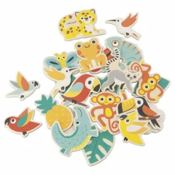 Janod Magnets Tropicaux - set de 24 Multicolore Clearance