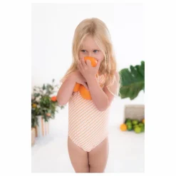 Ina Swim Maillot 1 Pièce Mara Rayé | Corail Outlet