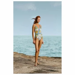 Farm Rio Maillot 1 Pièce Tropical Destination | Blanc cassé Online