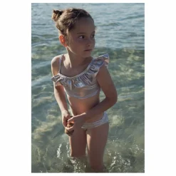Enfant Lison Paris Maillots De Bain|Maillots De Bain|Maillot de Bain 2 Pièces Vénus Asymétrique Métallisé |