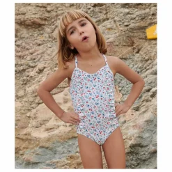 Petit Bateau Maillot de Bain Bobinette Fibres Recyclées | Blanc Clearance