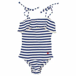 Enfant Búho Maillots De Bain|Maillot de Bain Côtelé Rayures Coton Bio |