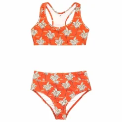 Sunchild Maillot de Bain Luisa Retro Palm | Orange Hot