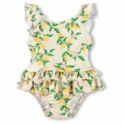 Hot Molo Maillot de Bain Nalani Citrons Fibres Recyclées | Jaune pâle