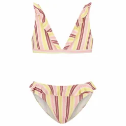 Online Beachlife Maillot de Bain Nœud Rayé | Jaune pâle