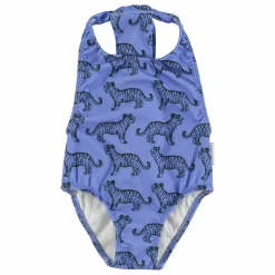 Piupiuchick Maillot de Bain Tiger Fibres Recyclées | Bleu Outlet