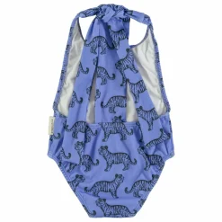 Piupiuchick Maillot de Bain Tiger Fibres Recyclées | Bleu Outlet