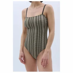 Baie Brune Maillot Une Pièce Nageur Céline | Gris