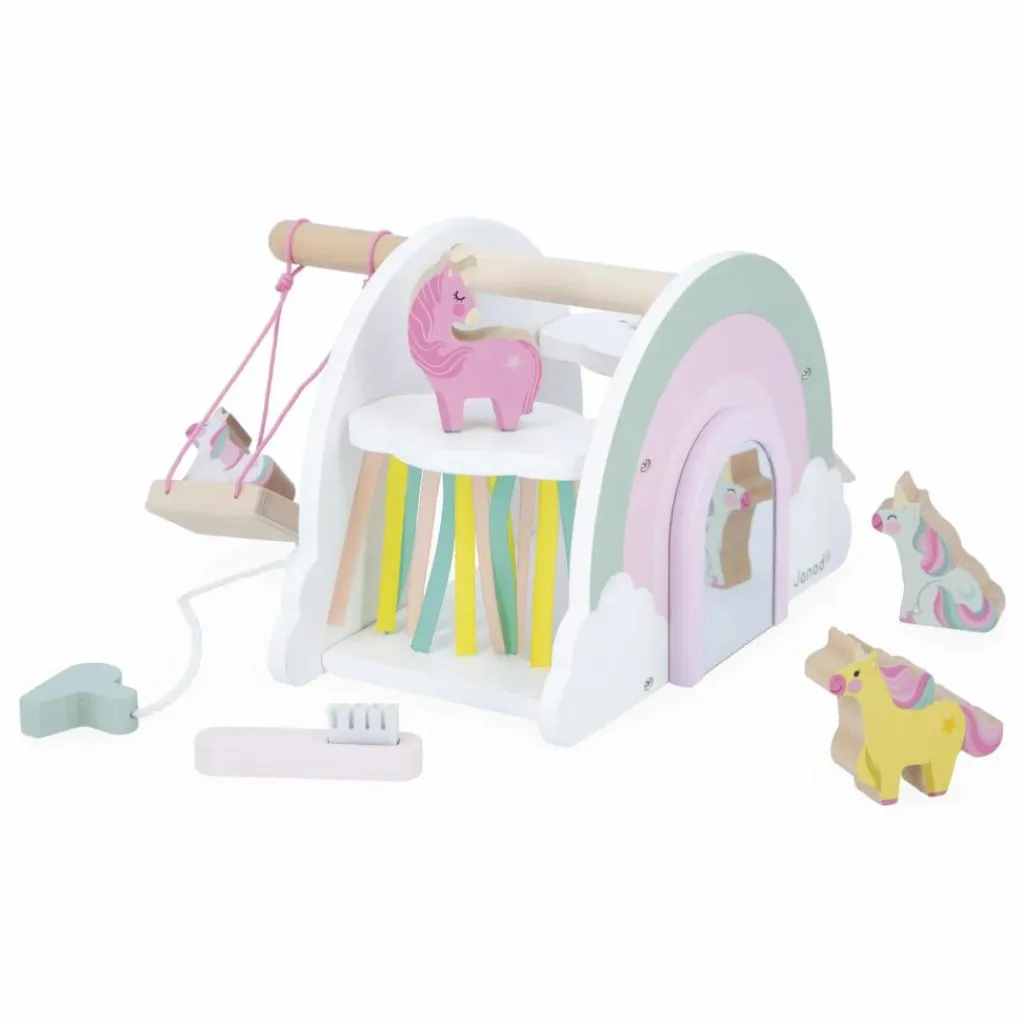 Janod Maison des Licornes Multicolore Clearance