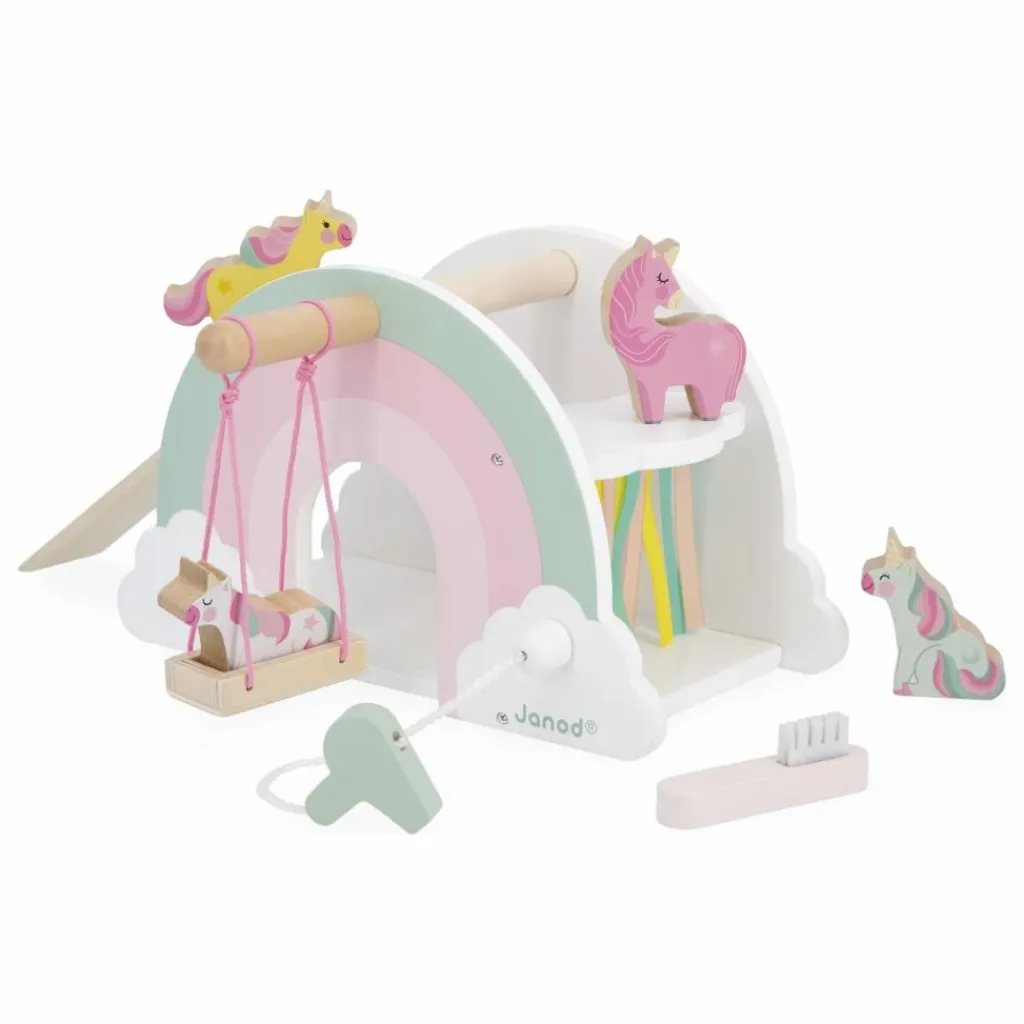 Janod Maison des Licornes Multicolore Clearance