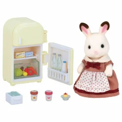 Sylvanian Families Maman Lapin Chocolat et Réfrigérateur Multicolore Sale