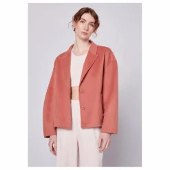 Femme American Vintage Manteaux, Parkas|Manteau Court Boule Dadoulove Laine |