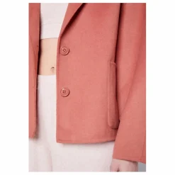 Femme American Vintage Manteaux, Parkas|Manteau Court Boule Dadoulove Laine |