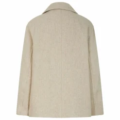 Best Pomandère Manteau Court Laine | Ecru