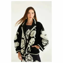 Femme Farm Rio Manteaux, Parkas|Manteau Floral Arabesque |