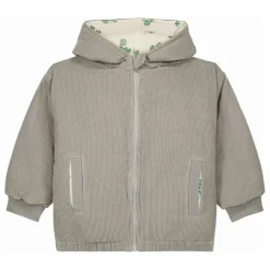 Sale Studio Bohème Manteau Frio Trèfles Velours Côtelé Fibres Recyclées | Gris