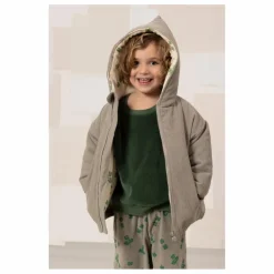 Sale Studio Bohème Manteau Frio Trèfles Velours Côtelé Fibres Recyclées | Gris