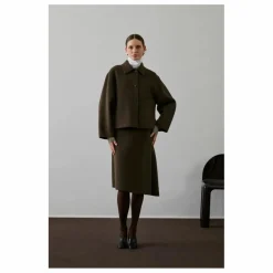 Femme Soeur Manteau Gyoda Laine |