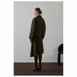 Femme Soeur Manteau Gyoda Laine |