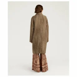 Femme Momoni Manteaux, Parkas|Manteau Lancaster Herringbone Laine Vierge |