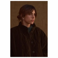 Femme Marlot Paris Manteaux, Parkas|Manteau Matelassée Louisa Velours - Collection Femme |