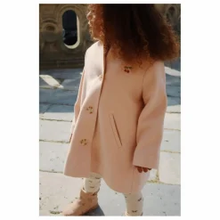 Konges Sløjd Manteau Novella Laine | Rose pêche
