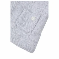 Tartine et Chocolat Manteau Polaire Doublé Maille | Gris chiné Online