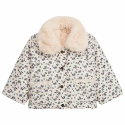 Enfant Louise Misha Manteau Réversible Façon Fourrure Jasmina Coton Bio |