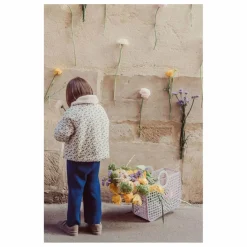 Enfant Louise Misha Manteau Réversible Façon Fourrure Jasmina Coton Bio |