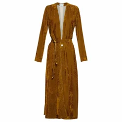 Femme Forte Forte Manteau Velours Côtelé |