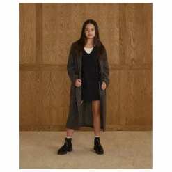 Rylee + Cru Manteau Vichy | Noir Outlet