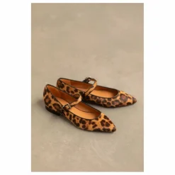 Femme Lachoix Derbies, Mocassins, Ballerines|Mary Jane Léopard |