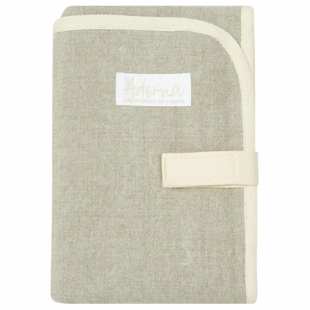 Adorna Matelas à langer de voyage en lin