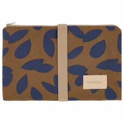 Nobodinoz Matelas À Langer De Voyage|Puériculture|Matelas à langer de voyage Hyde Park Blue Leaves |