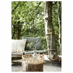 Madam Stoltz Matelas de sol rayé